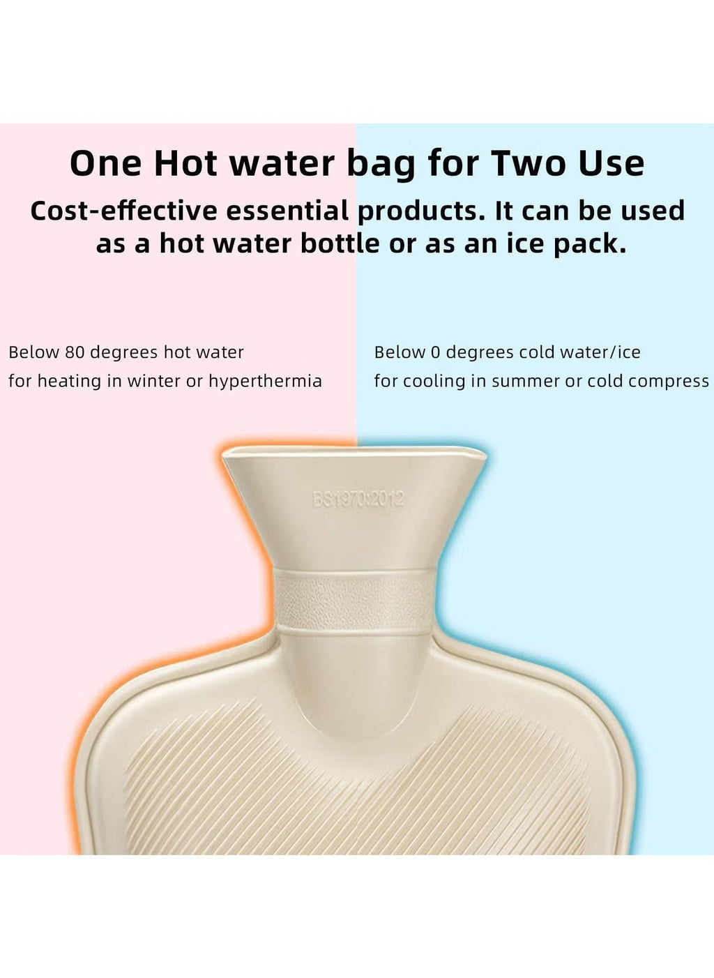 Hot Water Bag with Soft Cover