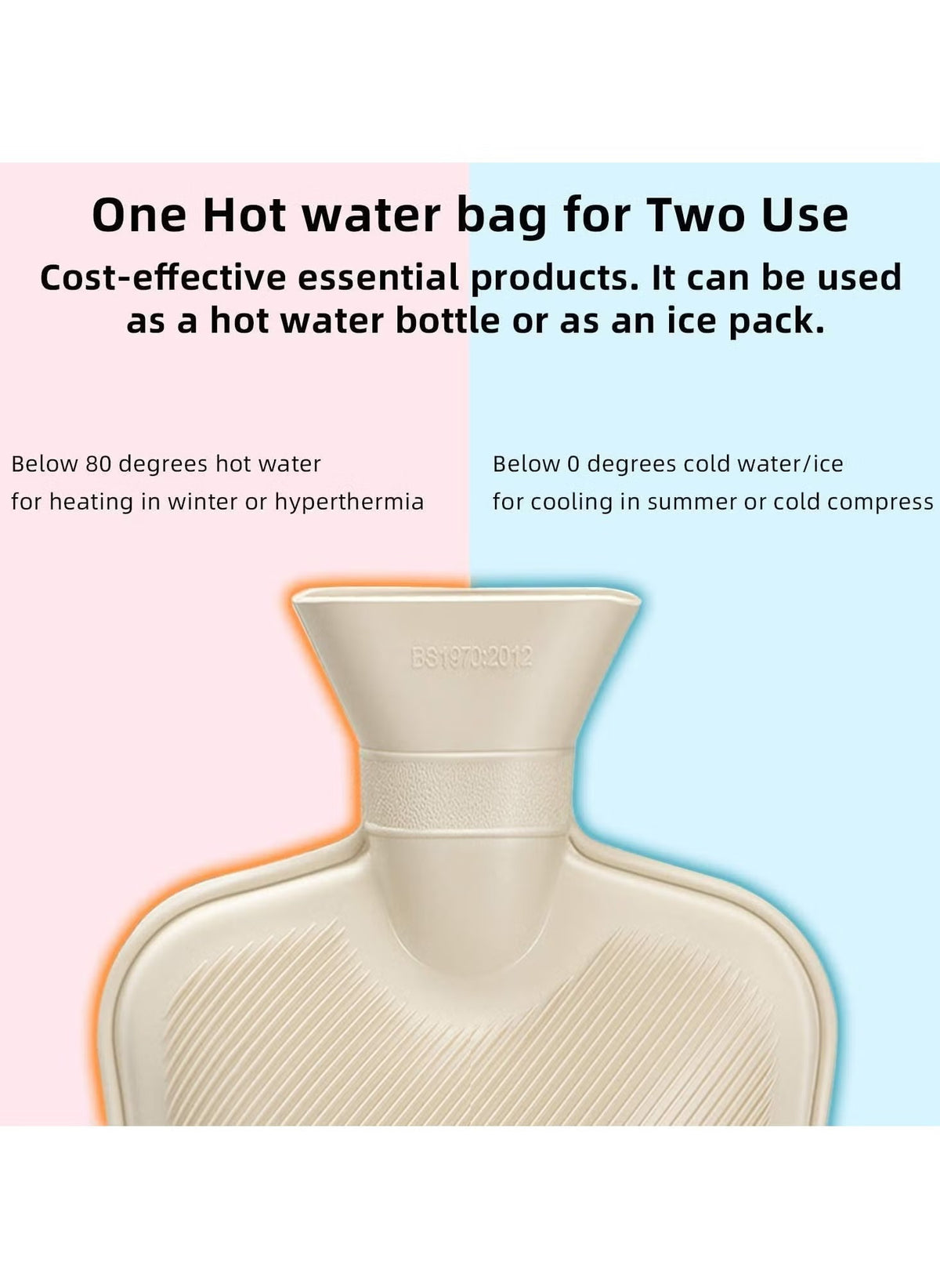 Hot Water Bag with Soft Cover