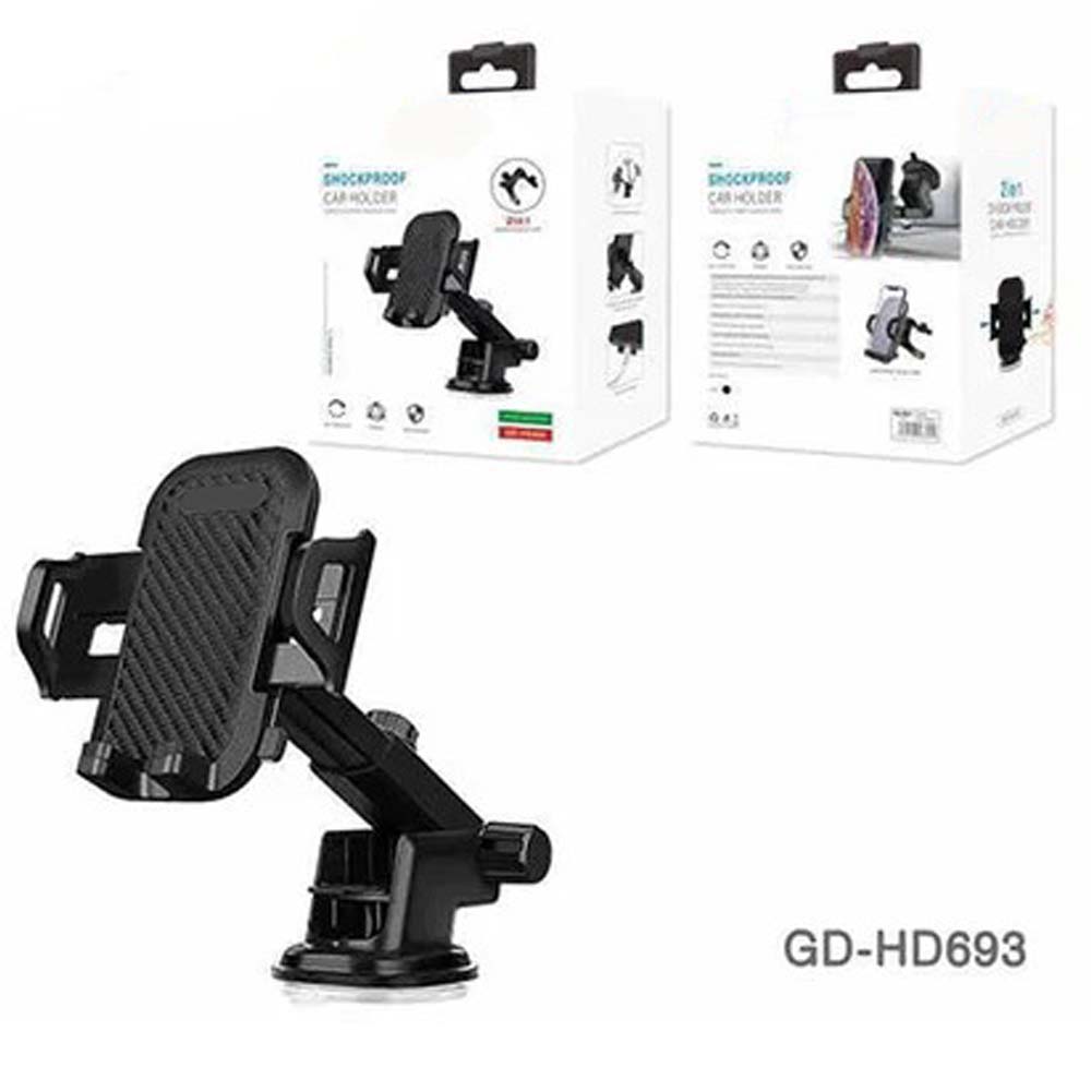 GD-HD693 2-in-1 Shockproof Car Phone Holder