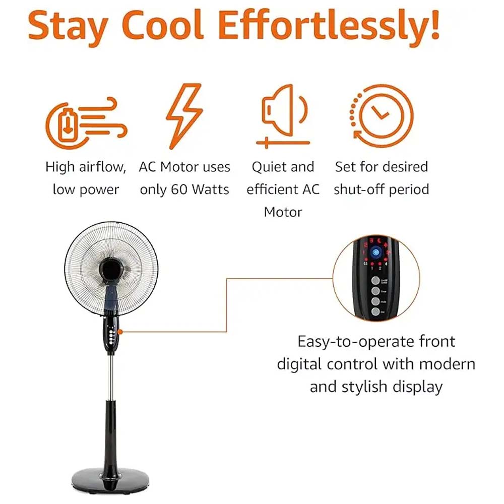 MSF-1672R 16" Luxury Stand Fan