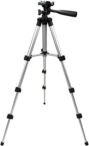 Black and Silver 50-Inch Camera Tripod Stand
