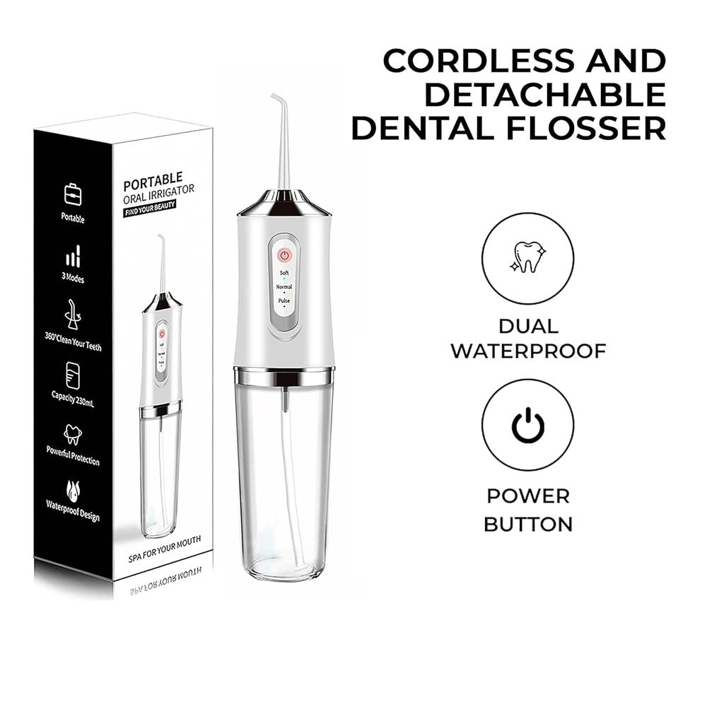 Cordless Electric Water Flosser 3-mode portable oral