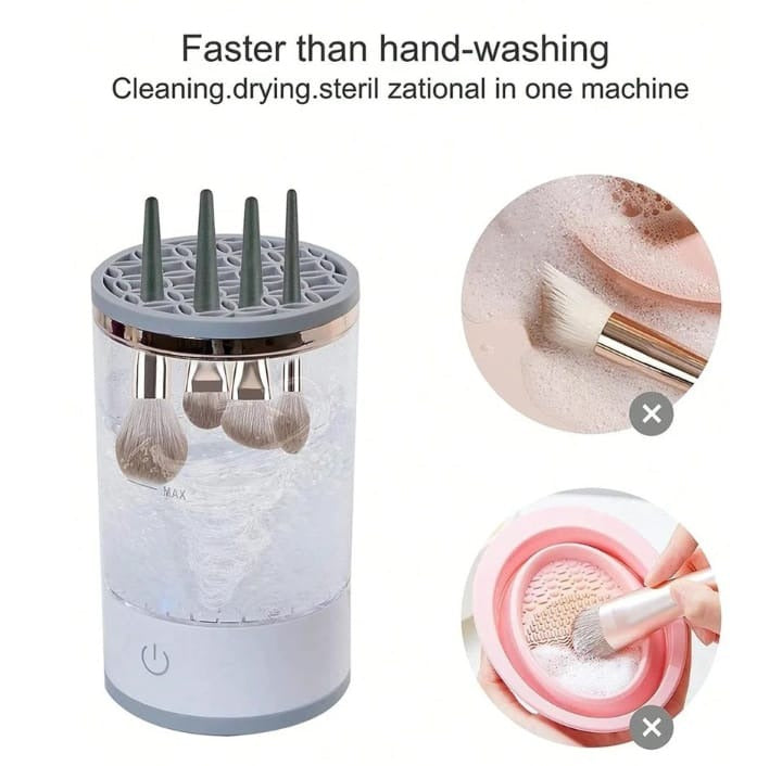 3-in-1 Automatic Makeup Brush Cleaning