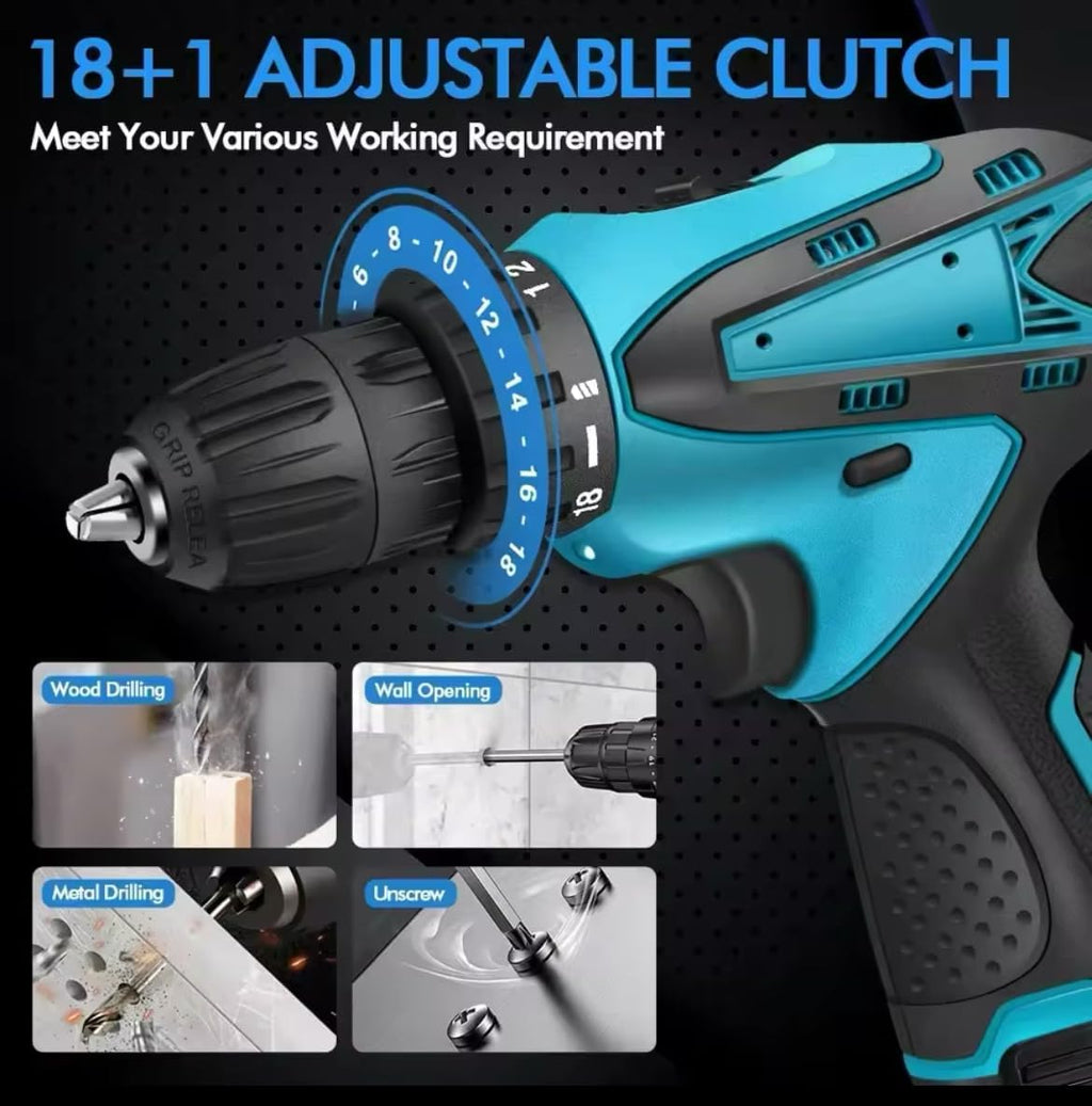 Cordless Drill Driver Set