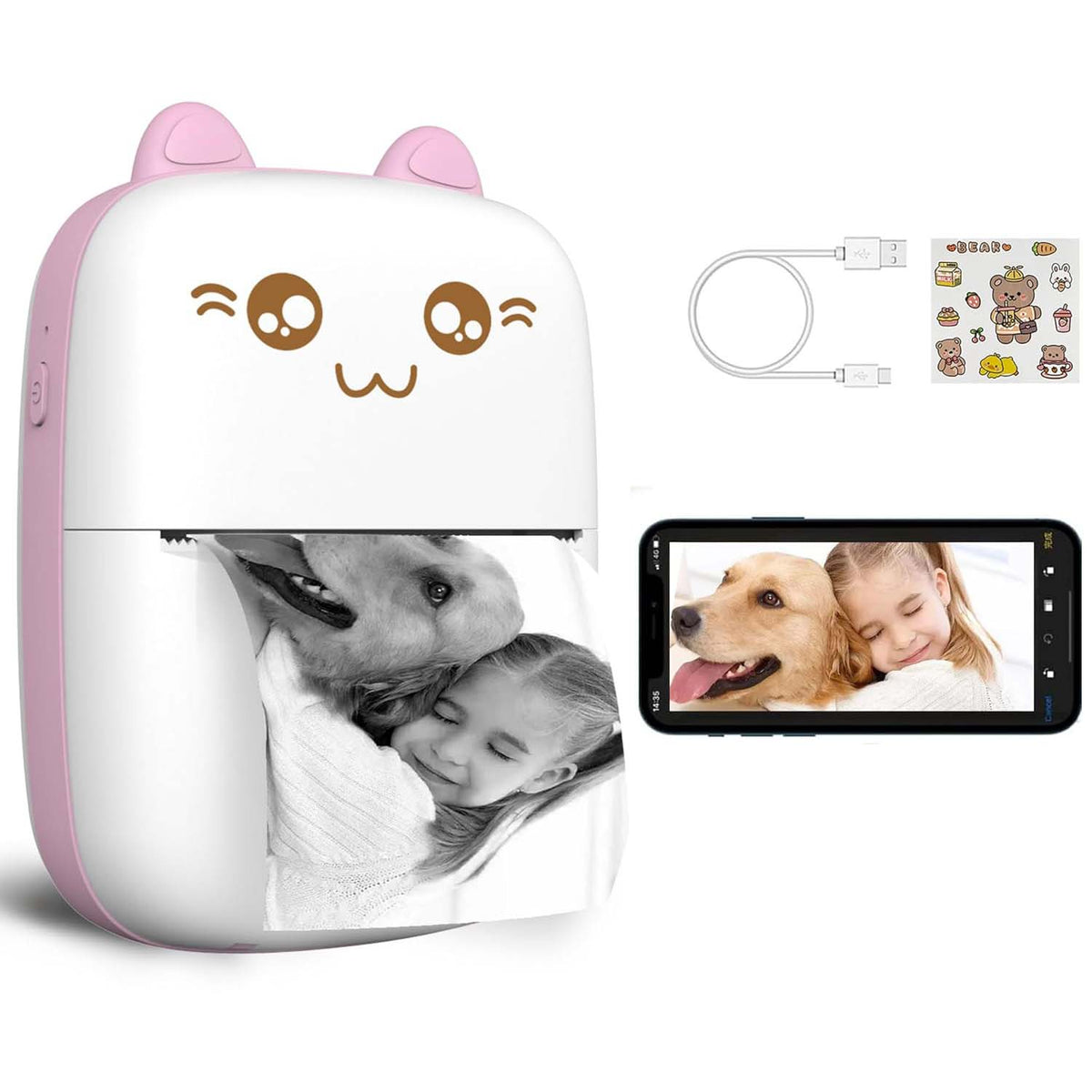 Portable Mini Sticker Printer
