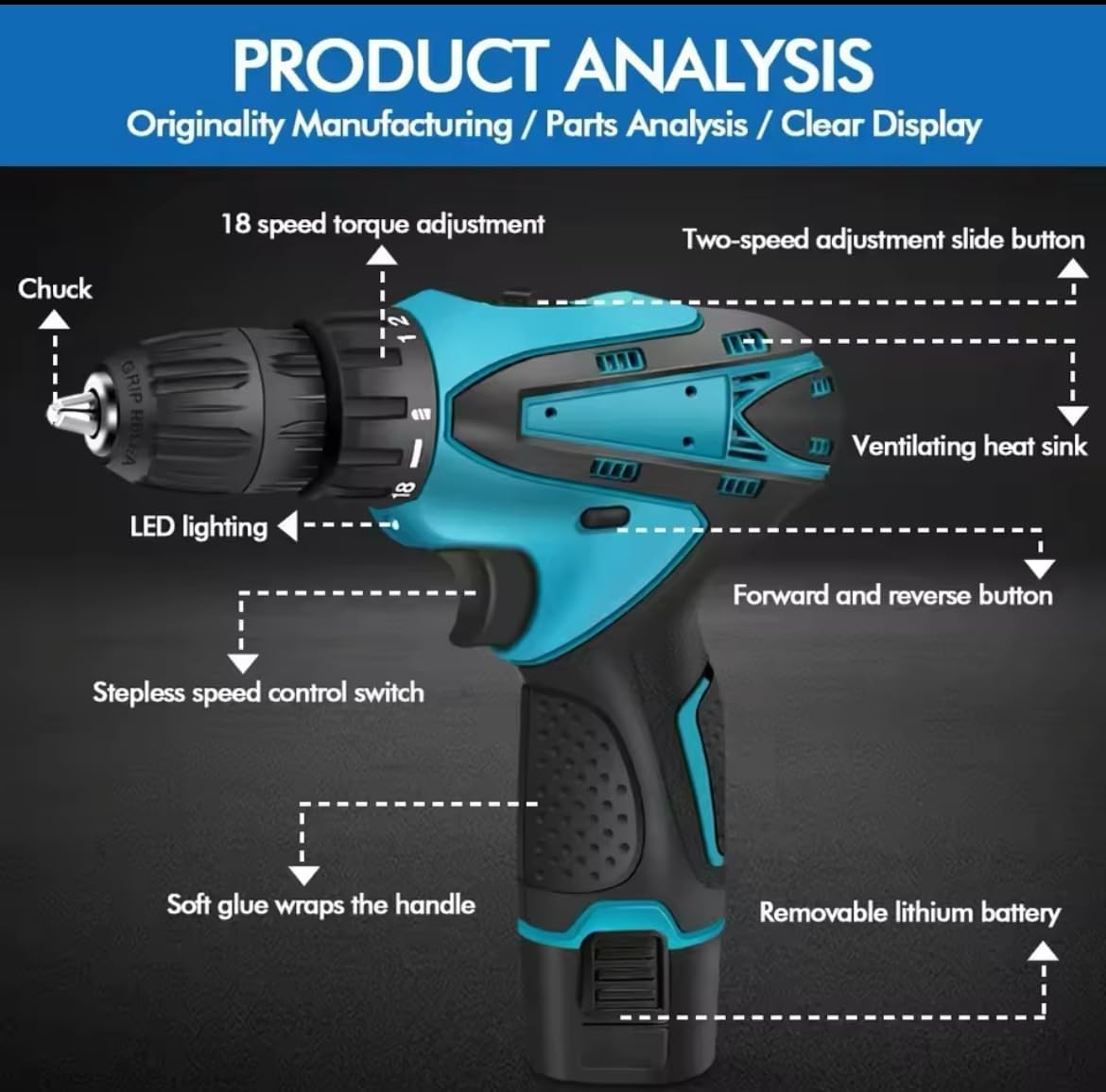 Cordless Drill Driver Set