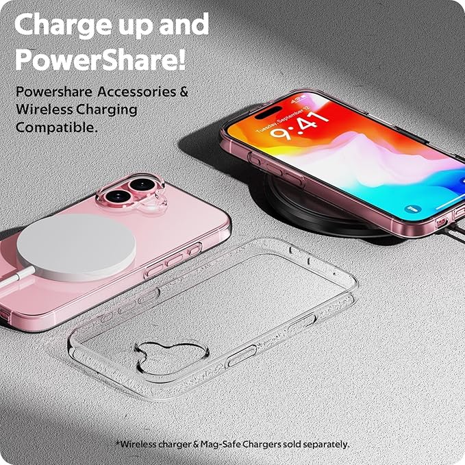 iPhone 16 Series Ultra Slim Flexible Clear TPU Protective Phone Case