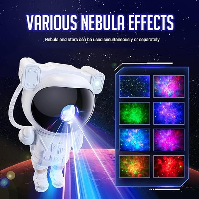 Astronaut Galaxy Star Projector Night Light