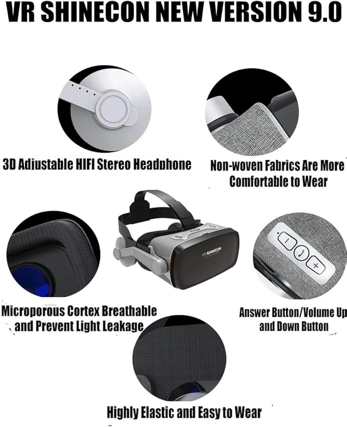 3D Glasses Virtual Reality Helmet