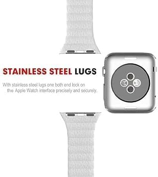 44mm/42mm Leather Strap Watch Band