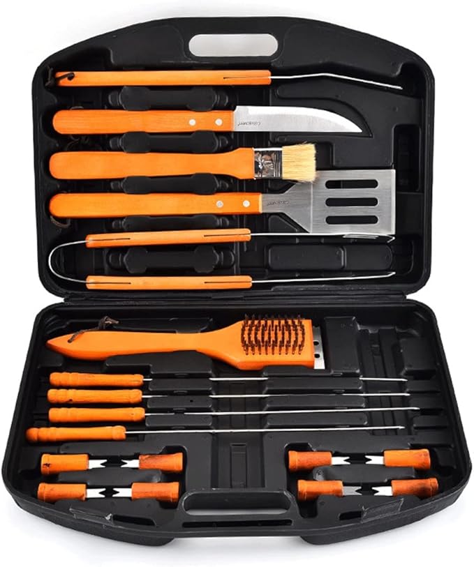 BBQ Tool Set 18-Piece | Stainless Steel