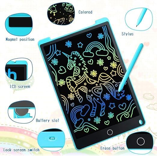 12 Inch LCD Writing Tablet | Magnetic Drawing