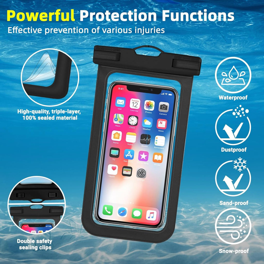 Waterproof Phone Pouch, IPX8 Waterproof Cell