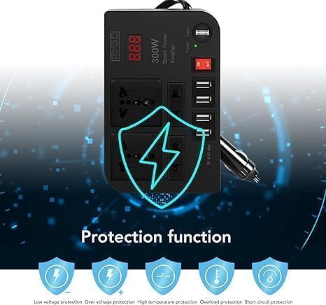 300W Car Inverter | Advanced 12V DC