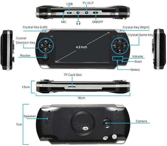 Classic Handheld Gaming Console