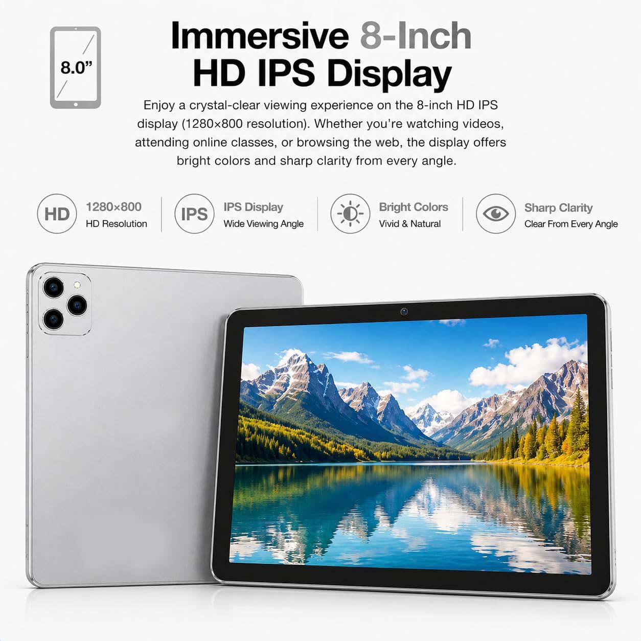 M-129 8-Inch 5G Tablet with 8GB RAM