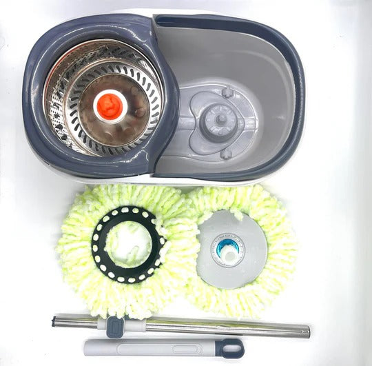 Clean Smart Spin Mop Twin Split Bucket