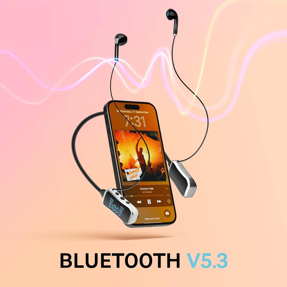 GHF-01 Wireless Neckband Headphones