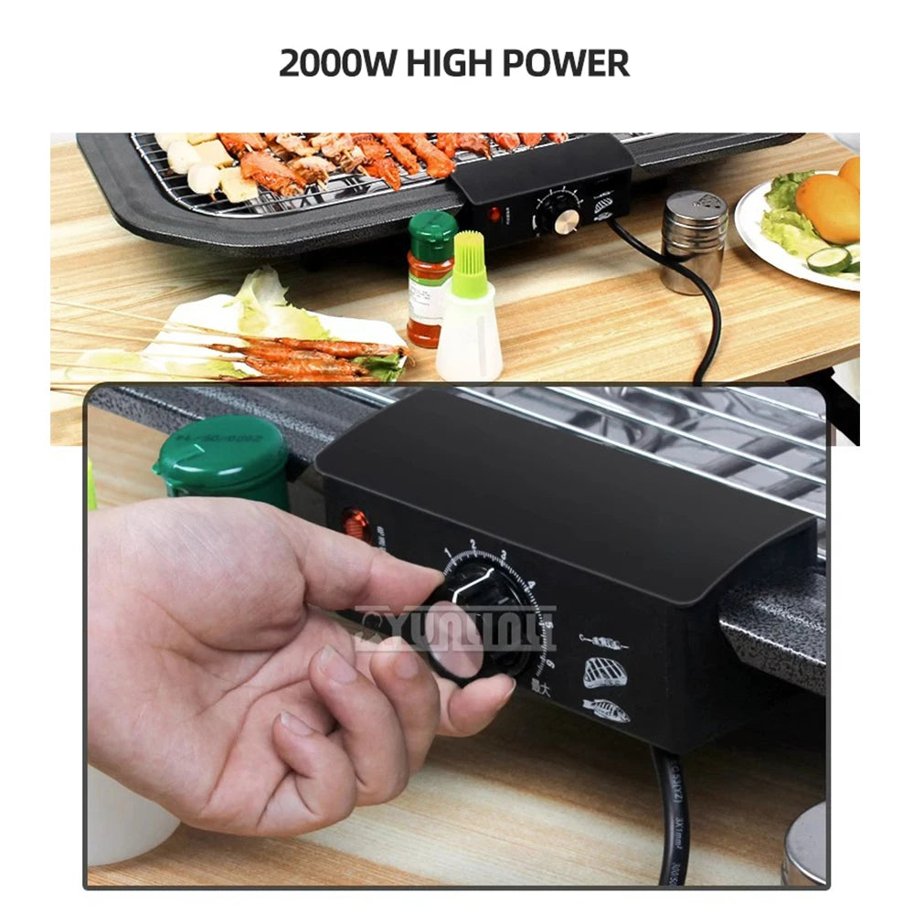 Electric Table Top Grill Griddle