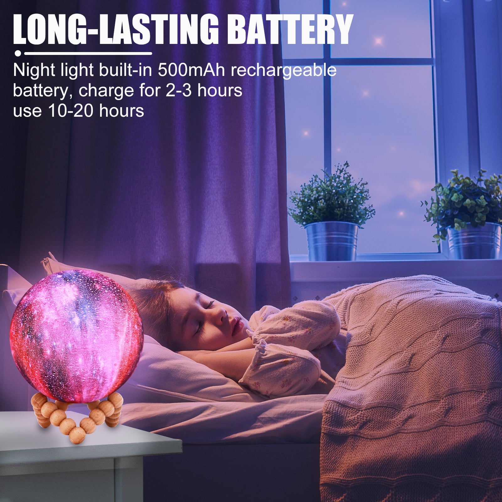 Space Moon Star Light LED
