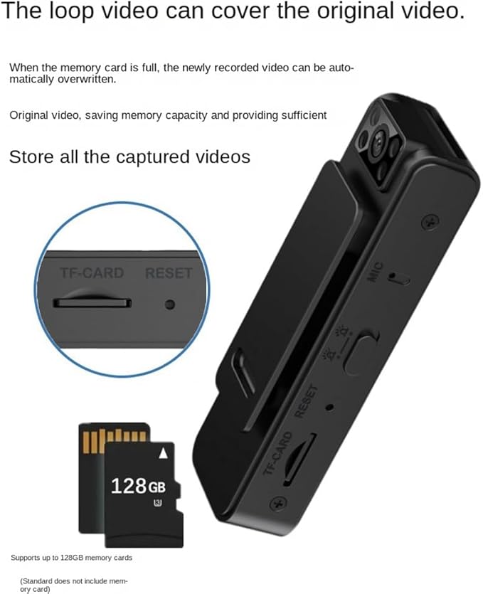 HD 1080p Noise Reduction Body Camera