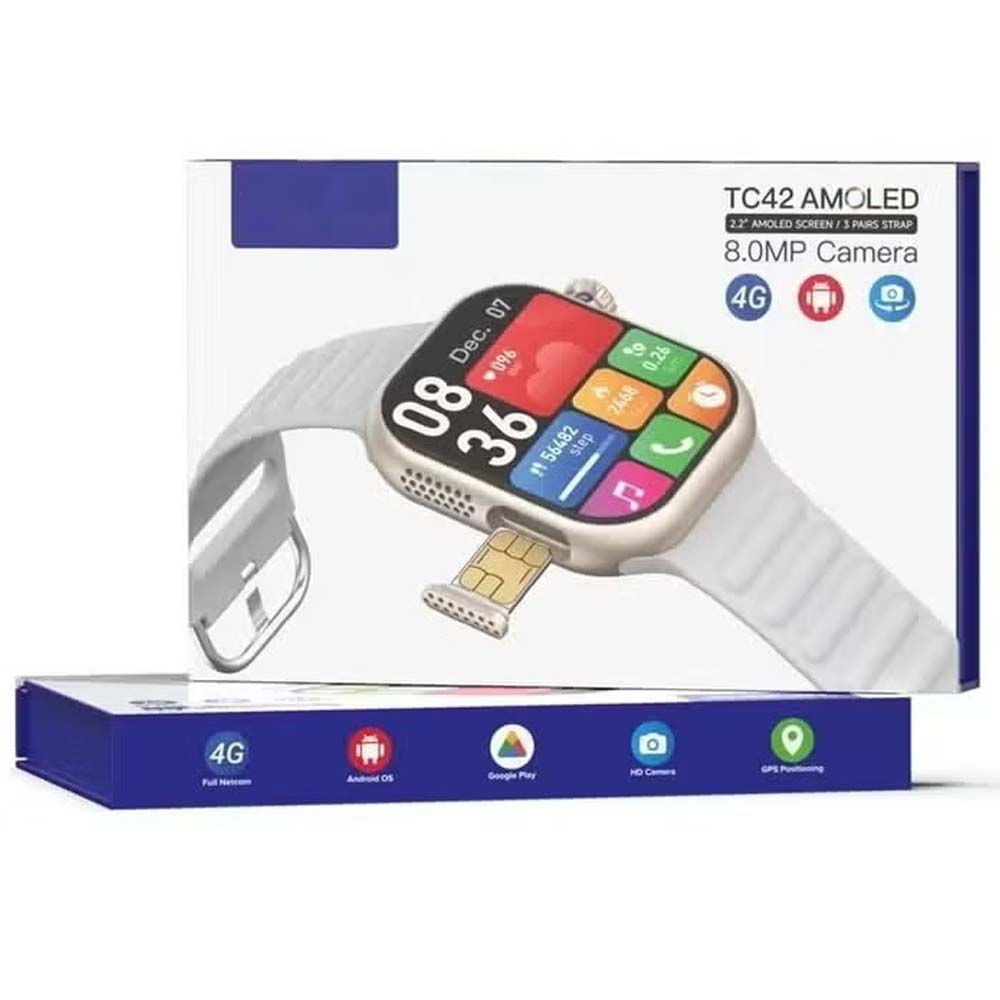 TC42 AMOLED 4G Smartwatch.