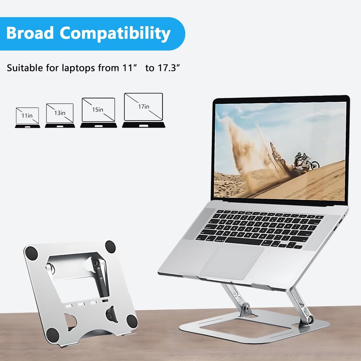 Adjustable Aluminum Laptop Stand