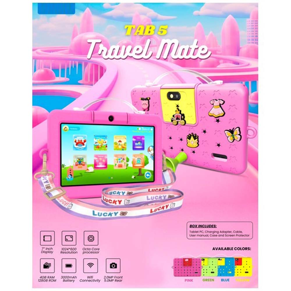 TAB 5 Travel Mate 7" Kids Tablet for Learning