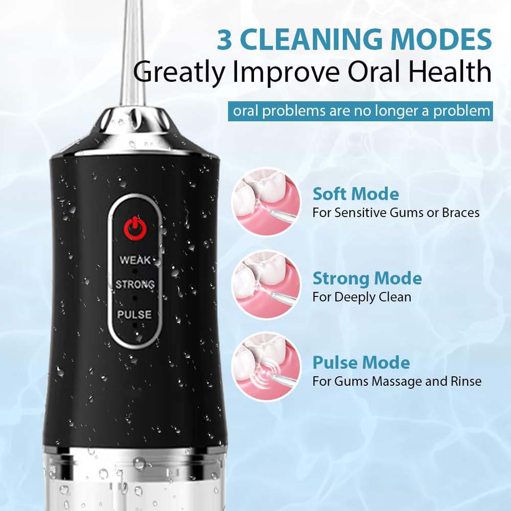 Cordless Electric Water Flosser 3-mode portable oral
