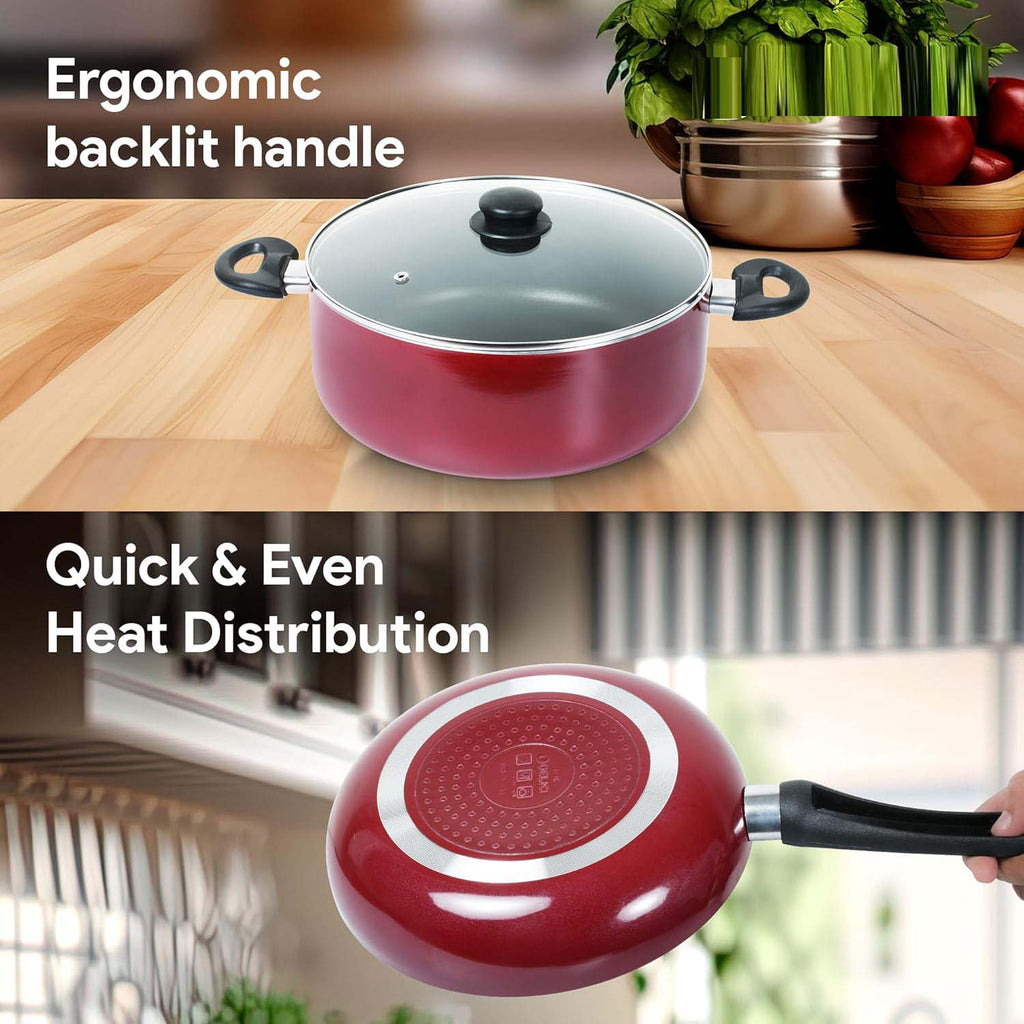 9-Piece Non-Stick Cookware Set