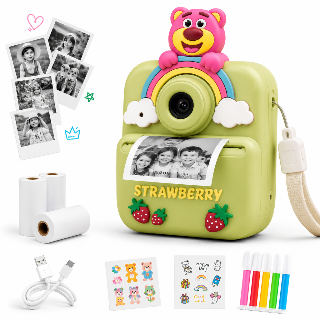Kids Instant Print Camera with Thermal Printing