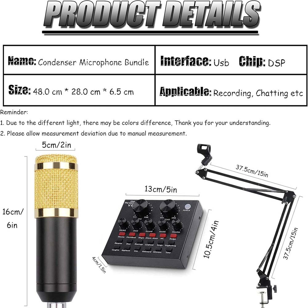 Professional USB Microphone Bundle