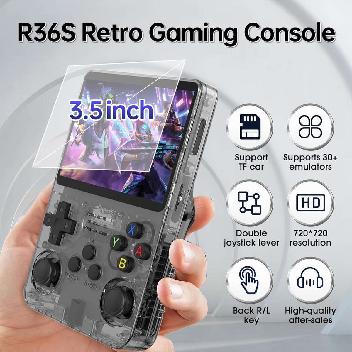 R36S Retro Handheld Game Console