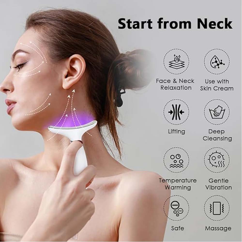 7-Colour LED Light Therapy Facial Massager
