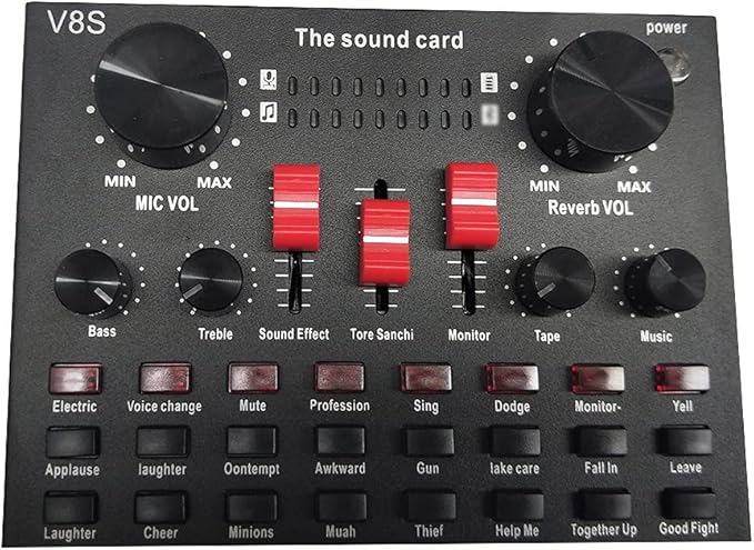 V8S Live Streaming Sound Adapter
