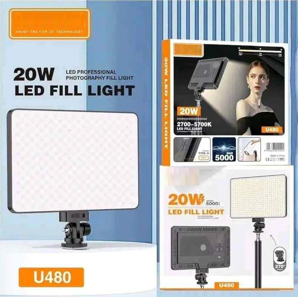 U480 LED Video Light 5000mAh