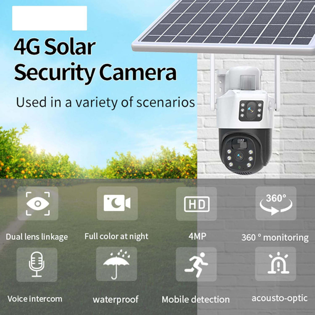 4G LTE Solar Battery Outdoor Camera
