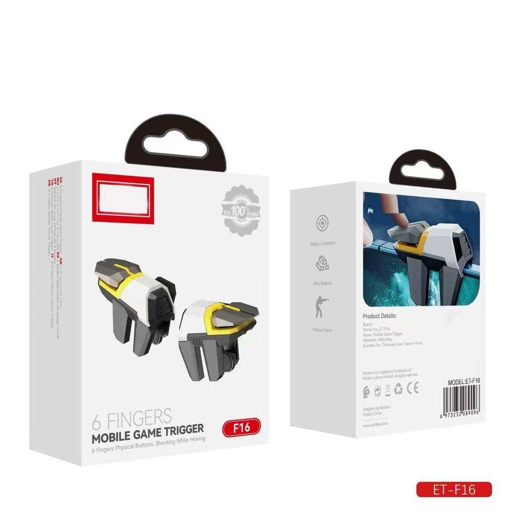 ET-F16 6-Finger Mobile Game Controller