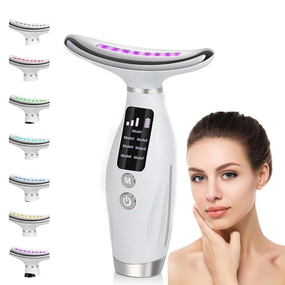 7-Colour LED Light Therapy Facial Massager