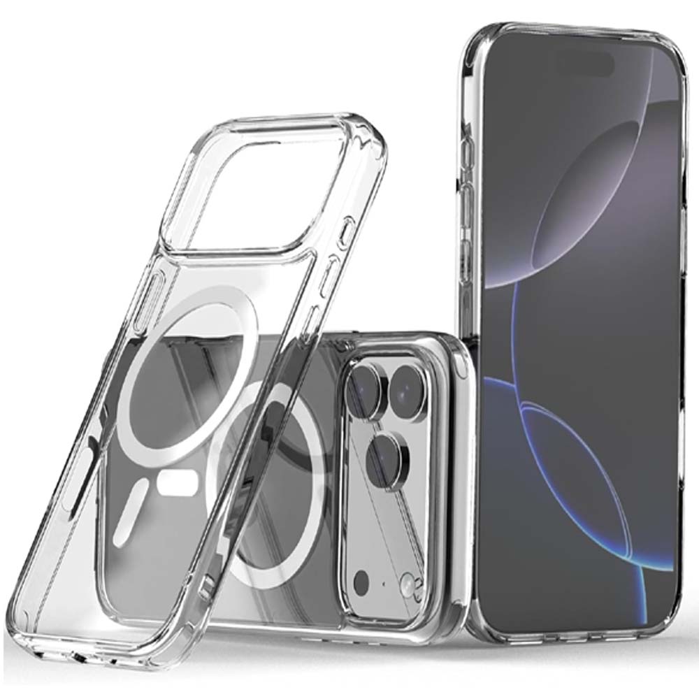 Magnetic Clear Case for iPhone 17 Pro Max