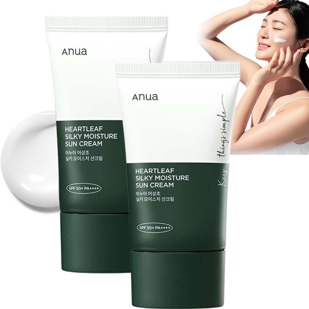 Anua Heartleaf Silky Moisture Sun Cream