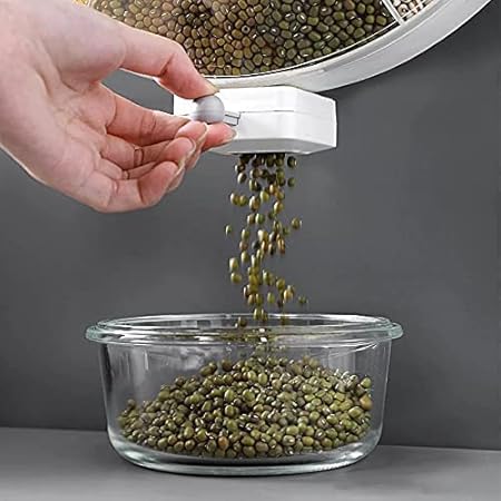 Wall-Mounted 6-Grid Dry Food Dispenser