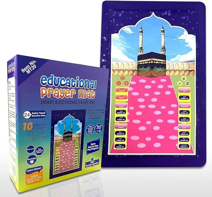 Islamic Electronic Smart Prayer Mat for Kids
