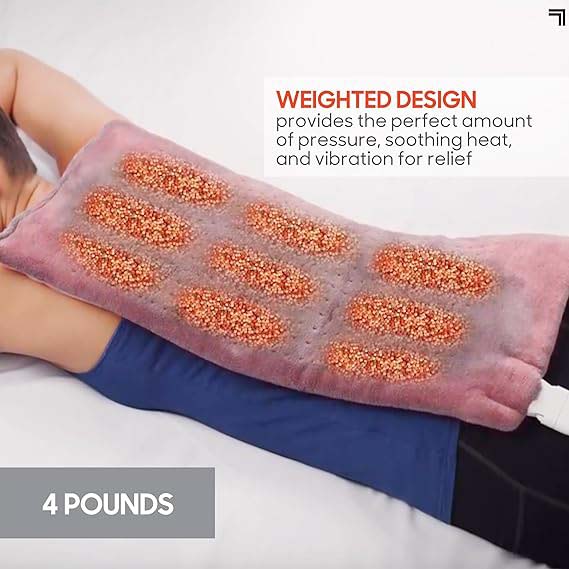 Heat Massaging Weighted Heating Pad