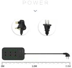 Protector Power Strip – 3000W, 6 Outlets