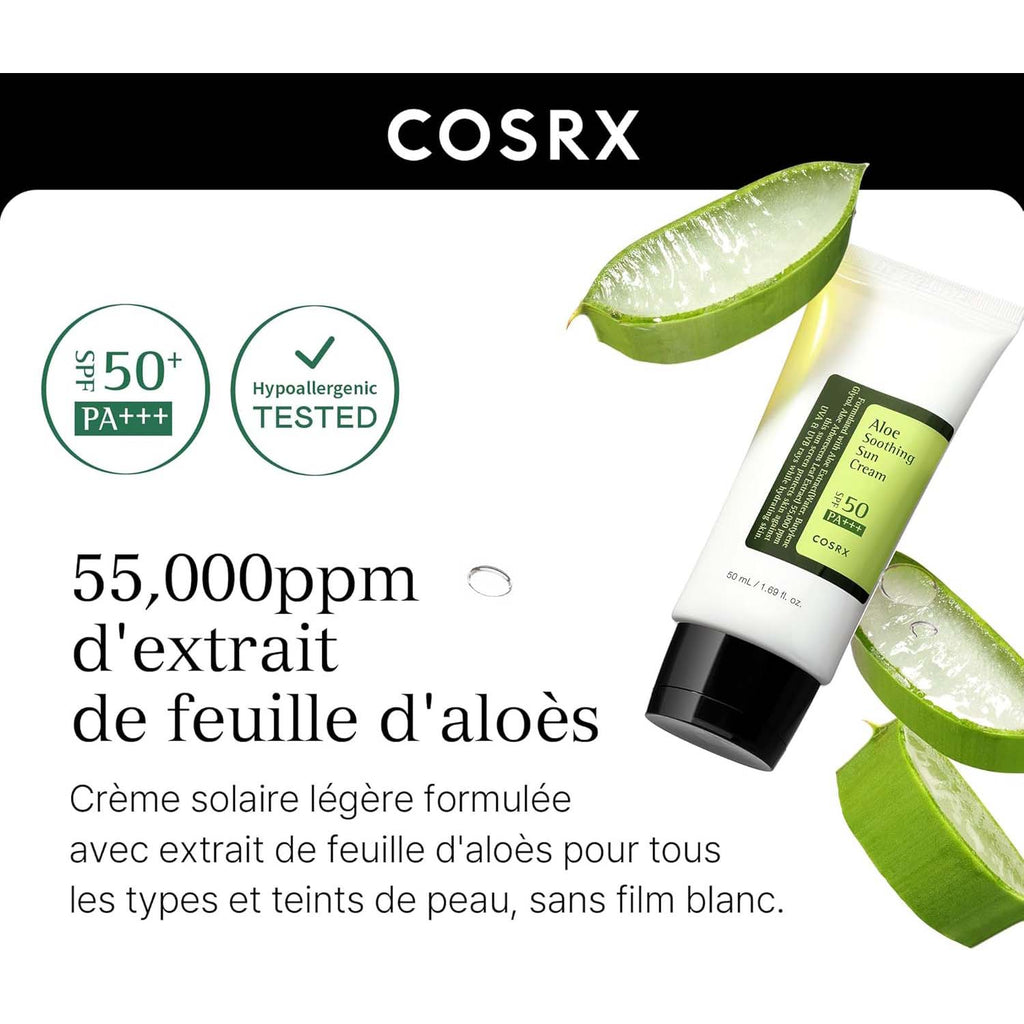 COSRX Aloe Soothing Sun Cream SPF50
