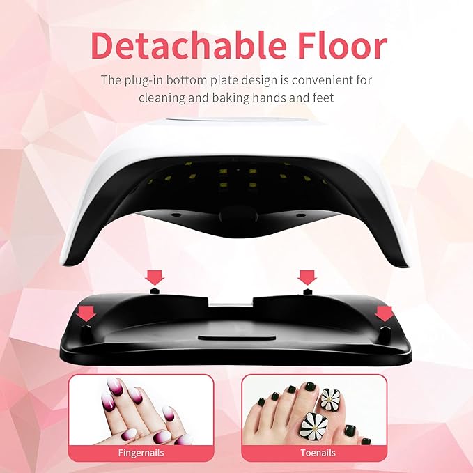 UV LED 168W Nail Lamp - Professional Nail