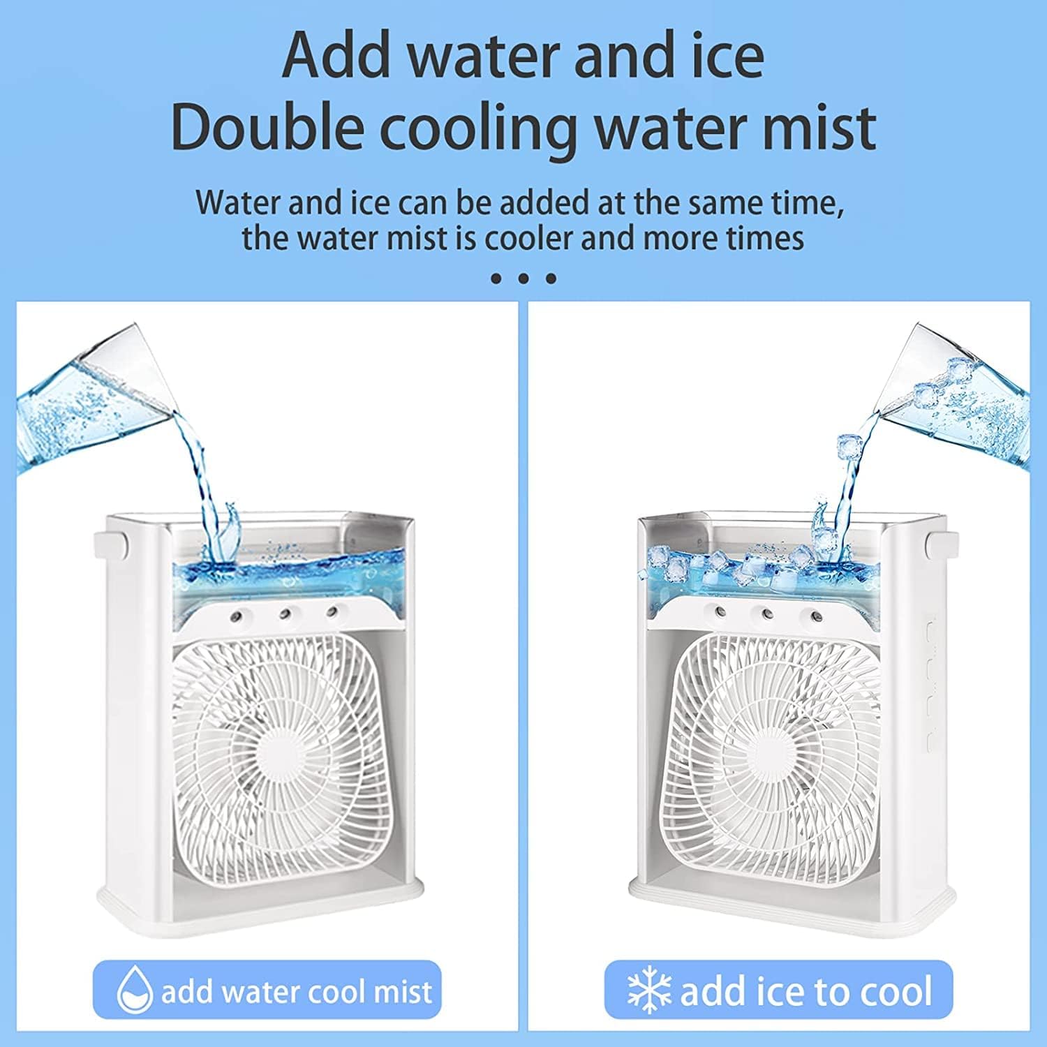 3-in-1 Portable Water Cooling Fan