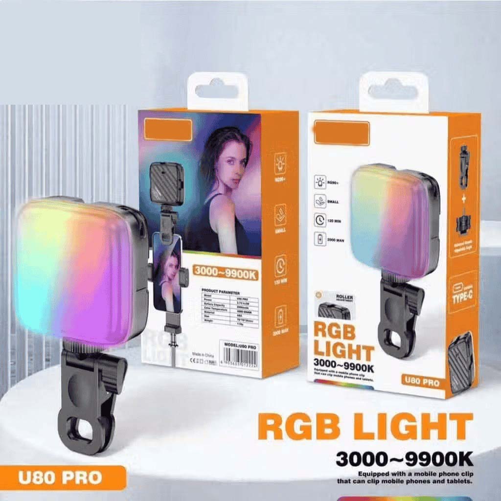 U80 Pro RGB LED Photography Light