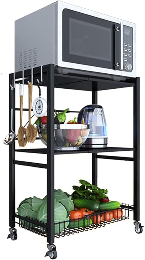 Adjustable 4-Layer Kitchen and Bedroom Storage Rack